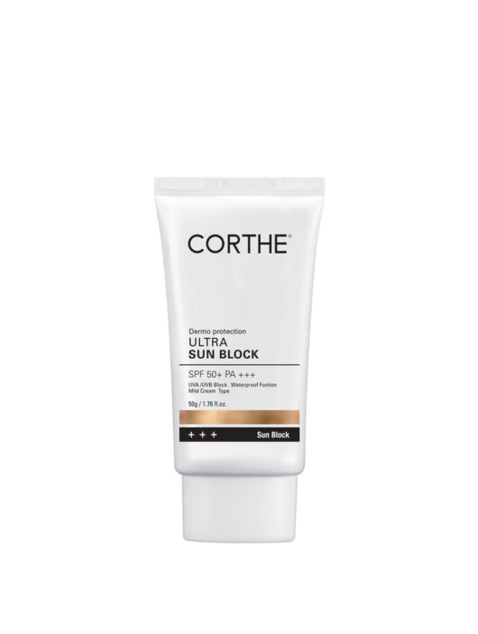 CORTHE Dermo Protection Ultra Sun Block SPF 50+ PA+++ kremas nuo saulės